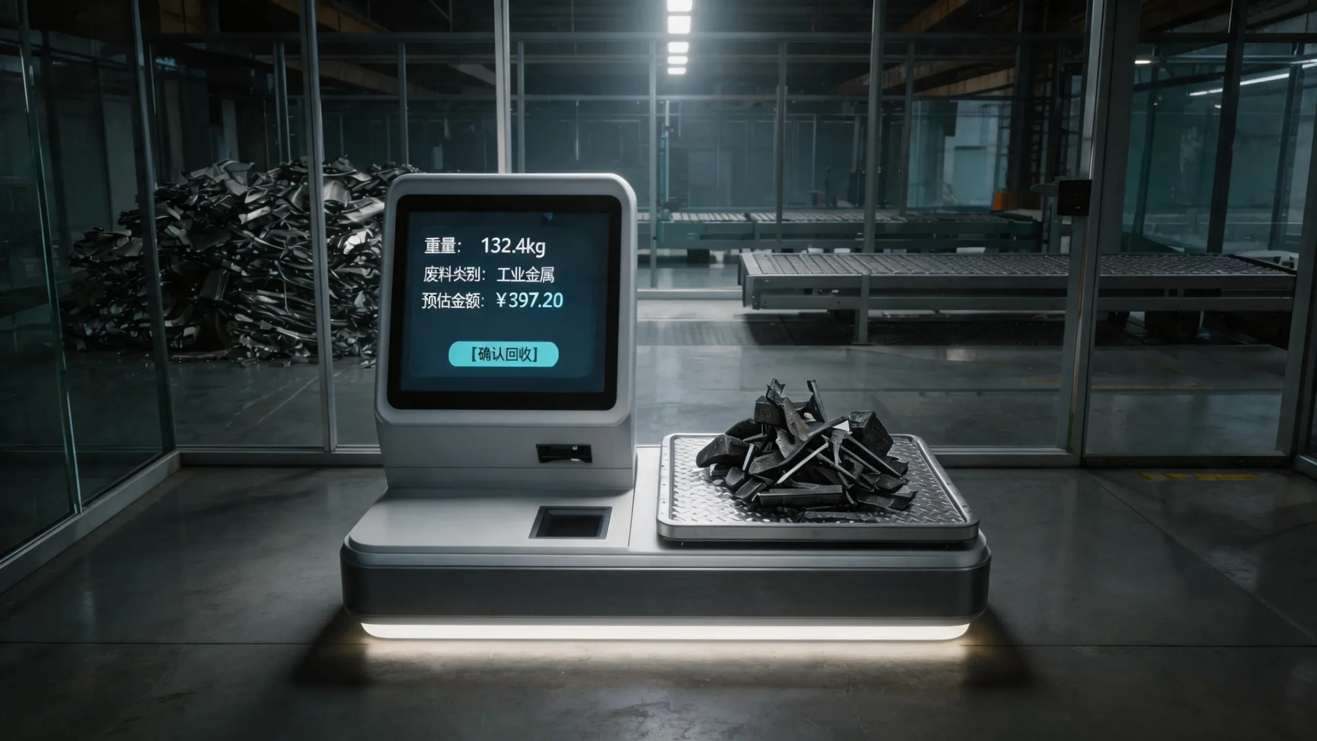 工业废料自动称重系统